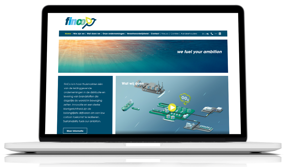 Website Finco Fuel door Esens Design